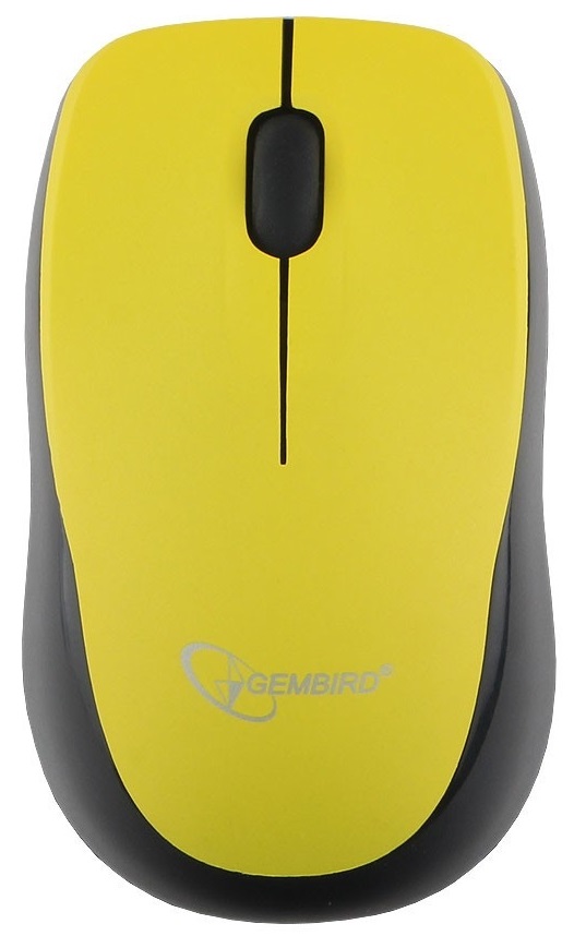 Мышь беспроводная Gembird MUSW-360 Wireless Optical 1000dpi лимововый
