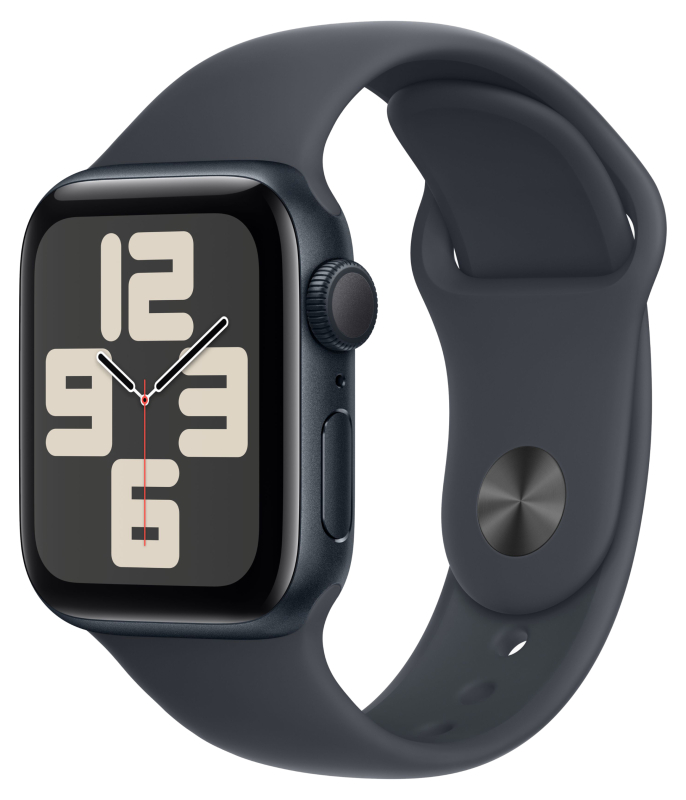 Смарт-часы Apple Watch SE 2024 44mm Sport Band Midnight (темнаяч ночь)