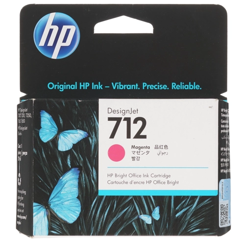 Картридж струйный HP 712 (3ED68A) для HP DesignJet T230/T630, пурпурный