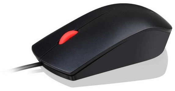 Мышь проводная Lenovo Essential Black