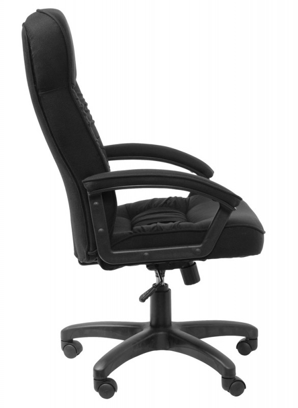 Кресло Бюрократ T-9908AXSN (ткань, мех. качания, крест. пластик, до 120 кг) Черный