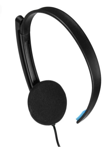 Наушники проводные ACD Call H100A (Jack 3.5mm, 1х динамик 40мм, кабель 1.6м) черный