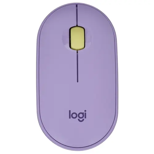 Мышь беспроводная Logitech M350 Bluetooth Pebble фиолетовый