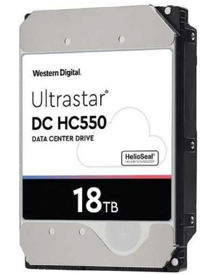 Жесткий диск SATA 18Tb WD Ultrastar DC HC550 7200rpm 512Mb SATA-3