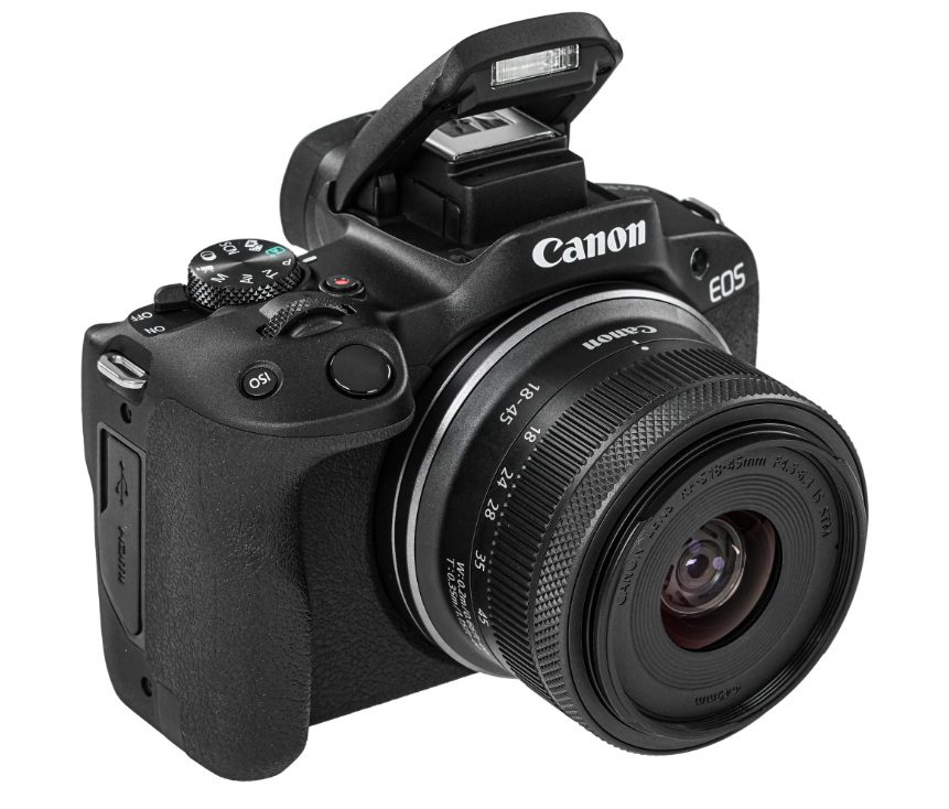 Цифровая фотокамера Canon EOS R50 KIT 18-45 f/4.5-6.3 IS STM Black