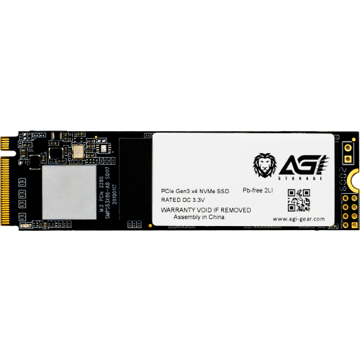 Накопитель SSD M.2 256Gb AGI AI198 Series (PCI-E 3.0 x4, 1900/1200 Мбайт/сек)
