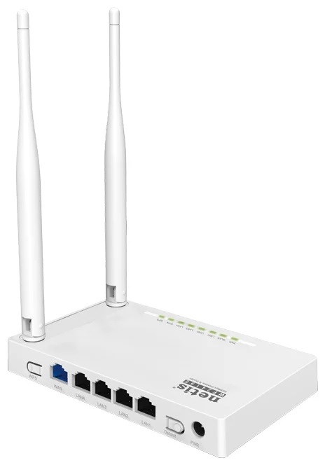 Wi-Fi роутер NETIS WF2419E N300, 2.4 ГГц, 100 Мбит/с, белый