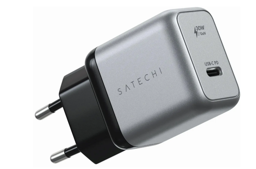 Сетевое зарядное устройство Satechi 30W USB-C GaN Wall Charger Space Gray