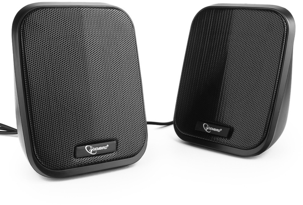 Акустическая система Gembird SPK-100 (2x3W, питание от USB) Black