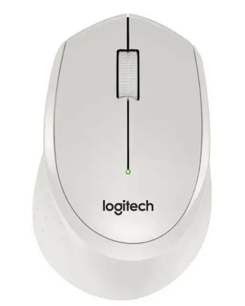 Мышь беспроводная Logitech M330 Silent Plus Wireless белый