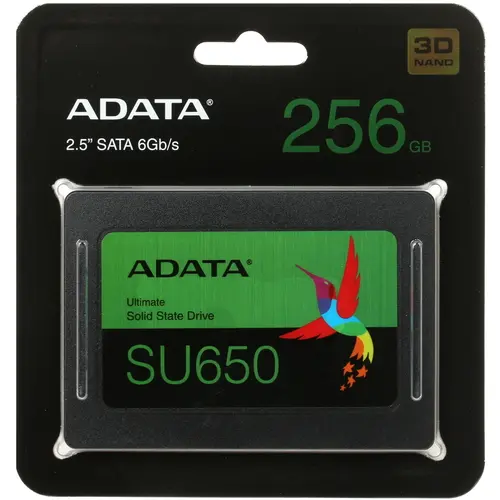 Накопитель SSD SATA .256Gb ADATA Ultimate SU650 (TLC, 520/450 Мбайт/сек)
