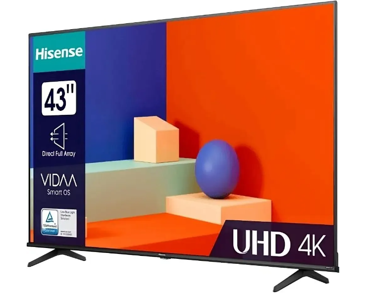Телевизор 43" Hisense 43A6K LED 4K Ultra HD черный