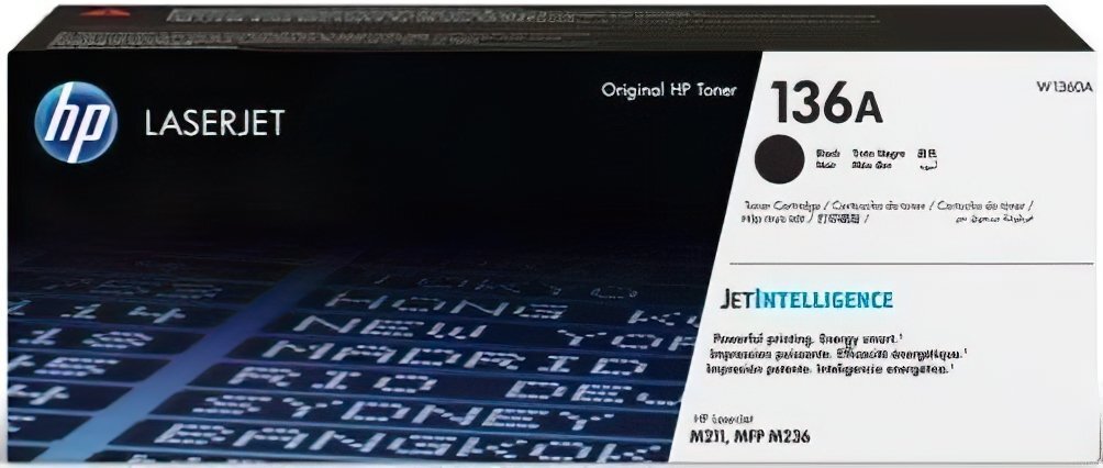 Картридж лазерный HP 136A (W1360A) для HP m211/m236, 1150 стр. черный