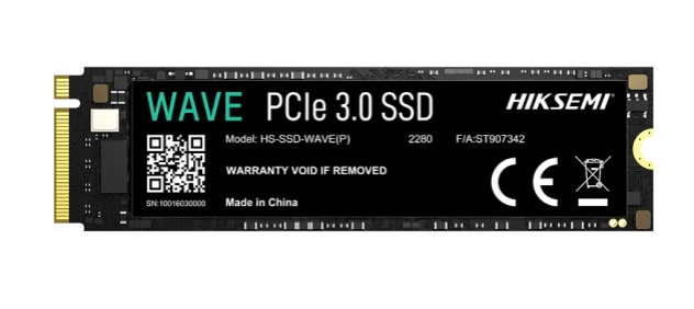 Накопитель SSD M.2 1Tb HIKSEMI WAVE(P) (PCI-E 3.0 x4, 2450/2450 Мбайт/сек)
