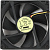 Вентилятор для корпуса 90mm Gembird FANCASE2/BALL (3pin, 90x90x25мм, 26дБ, 2500об/мин, подшипник)
