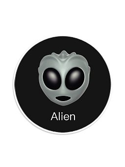 Аксессуар Держатель для телефона попсокет TOTU Animoji FGCT-01 стиль 2 (Alien)