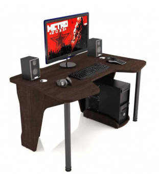 Стол компьютерный MaDXRacer COMFORT GT12 "1200х870х750" дуб венге