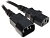 Кабель питания 220V C13 - C14, 3.0м, 10А, черный (удлинительный)