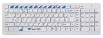 Комплект беспроводной (клавиатура+мышь) Defender Skyline 895 Wireless White