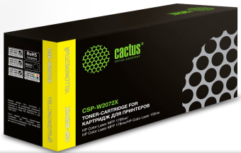 Картридж лазерный Cactus CSP-W2072X для HP Color Laser 150a/150nw/178nw MFP/179fnw желтый