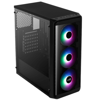 Корпус Aerocool SI-5200 Frost (Mid Tower, 2*USB2.0, 1*USB3.0, ATX, без БП) Black