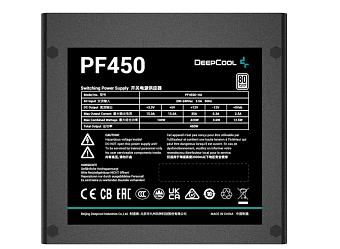 Блок питания .450W Deepcool PF450D 120mm 80+, черный