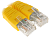 Кабель патч-корд .Patch cord кат.6  0.25м, жёлтый