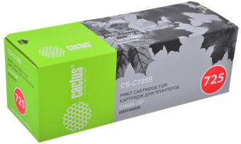 Картридж лазерный Cactus CS-C725S для Canon, черный