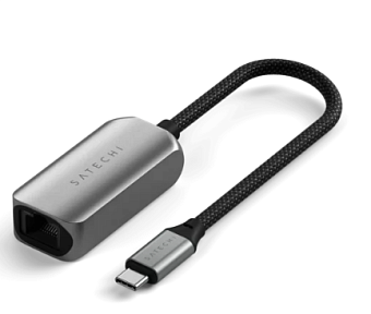 Переходник Satechi USB-C 2.5 Gigabit Ethernet Adapte Space Grey