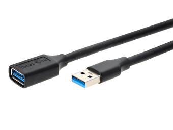 Кабель USB3.0 Am < - > Af удлинительный  0.5м, Telecom черный