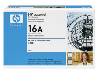 Картридж лазерный HP 16A (Q7516A) для HP 5200, 12000 стр. черный