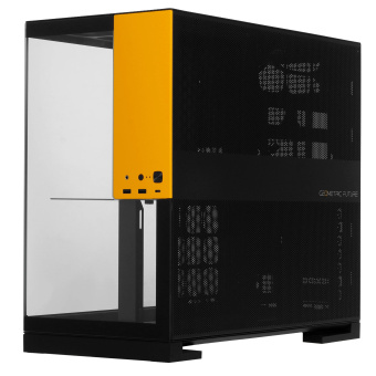 Корпус Geometric Future Model 5 ATX чёрный/желтый