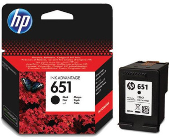 Картридж струйный HP 651 (C2P10AE) для HP DeskJet Adv.5575/5645, черный