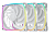Комплект вентиляторов Geometric Future Squama 2503W-14 Triple Pack ARGB White