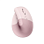 Мышь беспроводная Logitech Lift Bluetooth розовый (вертикальная)