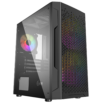 Корпус Powercase Mistral Micro Z3 Mesh mATX Bllack