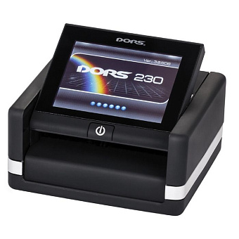 Детектор банкнот Dors 230 (ЖК-3,5, 3 вида детекции, мультивалютный, черный)