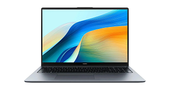 Ноутбук Huawei MateBook D16 i9 13900H/16G/1Tb SSD/Intel Iris Xe/16"WUXGA/DOS/серый