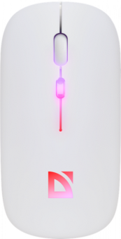 Мышь беспроводная Defender Touch MM-997 Bluetooth RGB 400mAh White