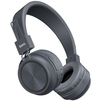 Наушники беспроводные HOCO W25 Bluetooth, серый