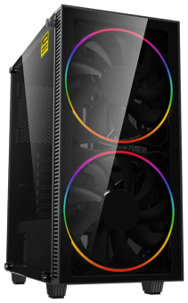 Корпус GameMax Black Hole MFG. A363-TB (MidiTower, USB3.0, ATX) черный