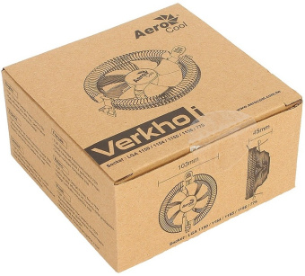 Кулер для процессора Aerocool Verkho i 4-pin, 80 мм, 1200/1151, 90W