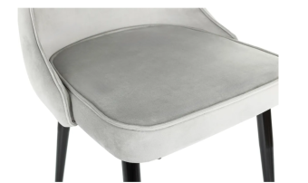 Кресло Бюрократ CH-K4_2 комплект 2шт св.серый Holland 09 металл черный на ножках