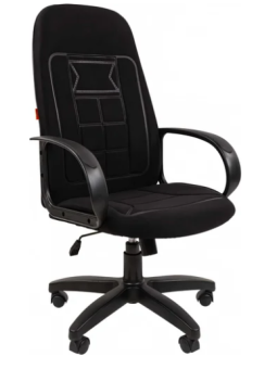 Кресло Chairman 727 ткань OS-01, черный