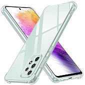 Чехол для смартфона Samsung Galaxy A73 - силиконовый прозрачный