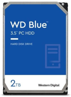Жесткий диск SATA 2Tb WD Blue 7200rpm 256Mb SATA-3