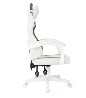 Кресло Knight Wolf WH молочный/серый крестов. пластик пластик белый