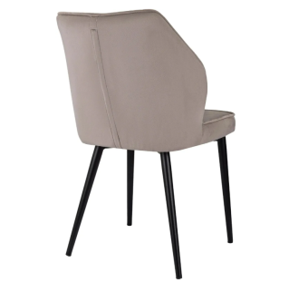 Кресло Бюрократ CH-K5 т.бежевый Holland 61 металл черный на ножках