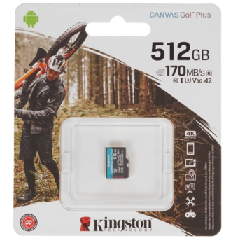 Карта памяти microSD 512Gb Kingston microSDXC UHS-I Class U3 V30 A2