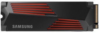 Накопитель SSD M.2 2Tb Samsung 990 PRO (PCI-E 4.0 x4, 7450/6900 Мбайт/сек, с радиатором)